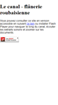 Mobile Screenshot of canalderoubaix.bn-r.fr